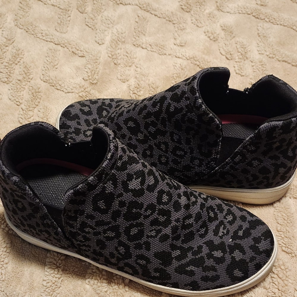 Ryka Leopard Print Slip-On Sneakers